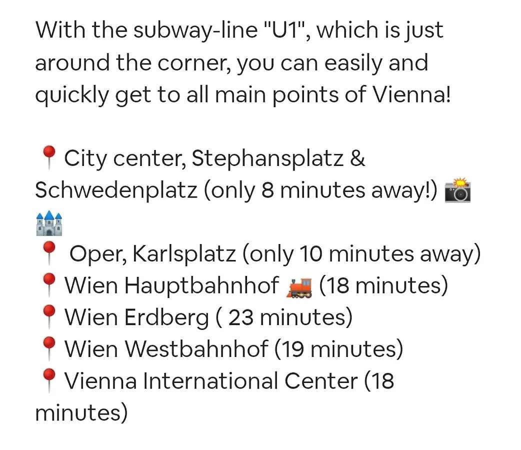 Center ! 3 Stops Away From The Center Of Vienna! 0*, Wiedeń
